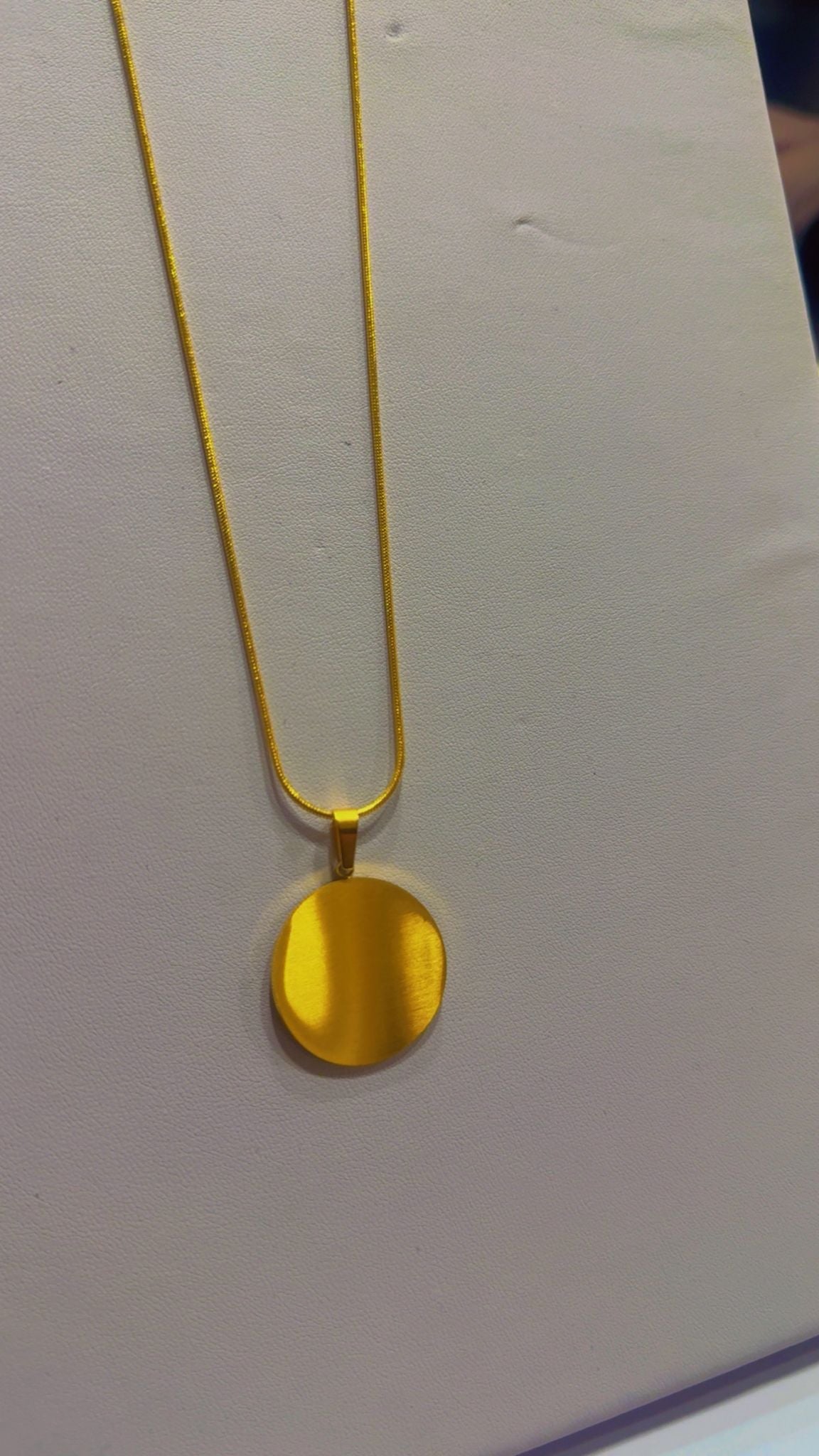 Moon Necklace - 24K Gold Plated Minimalist Pendant