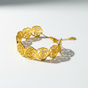 Orchard Roses Bracelet - Side View