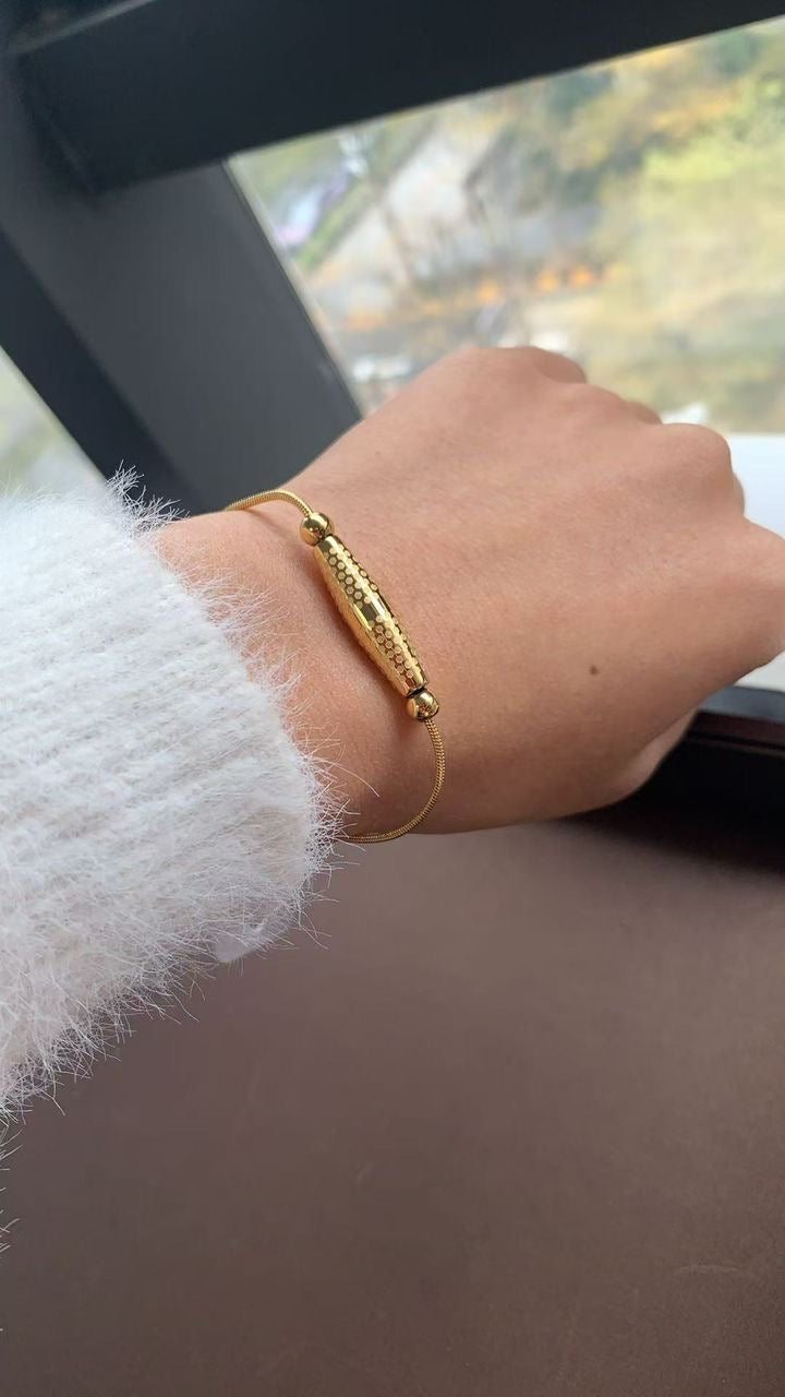 Golden Barrel Bracelet