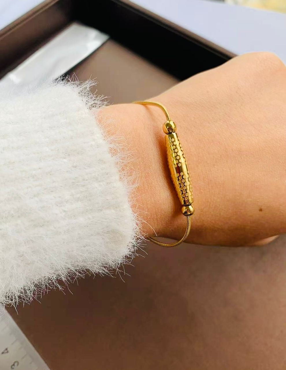 Golden Barrel Bracelet