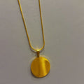 Moon Necklace - 24K Gold Plated Minimalist Pendant