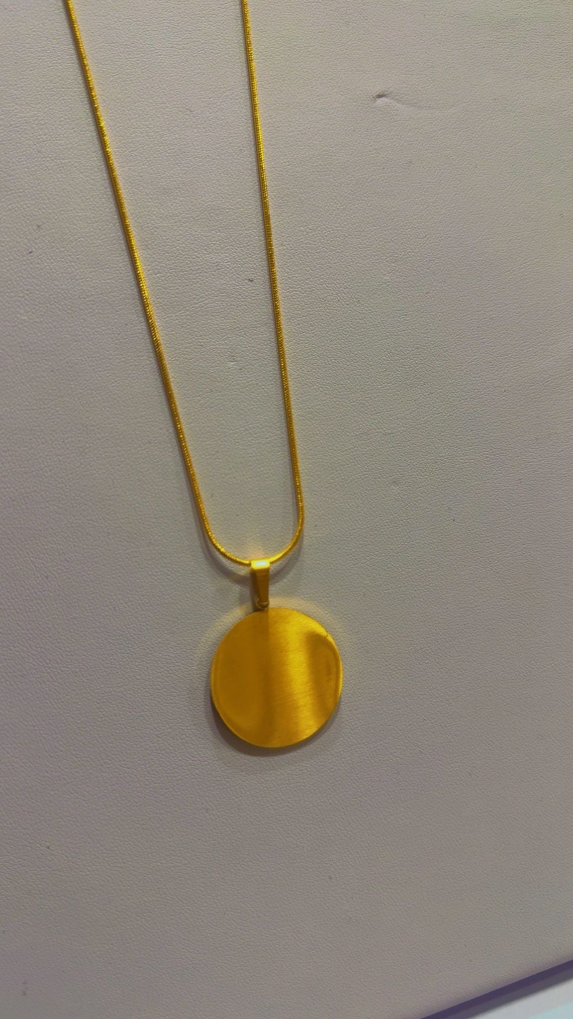 Moon Necklace - 24K Gold Plated Minimalist Pendant