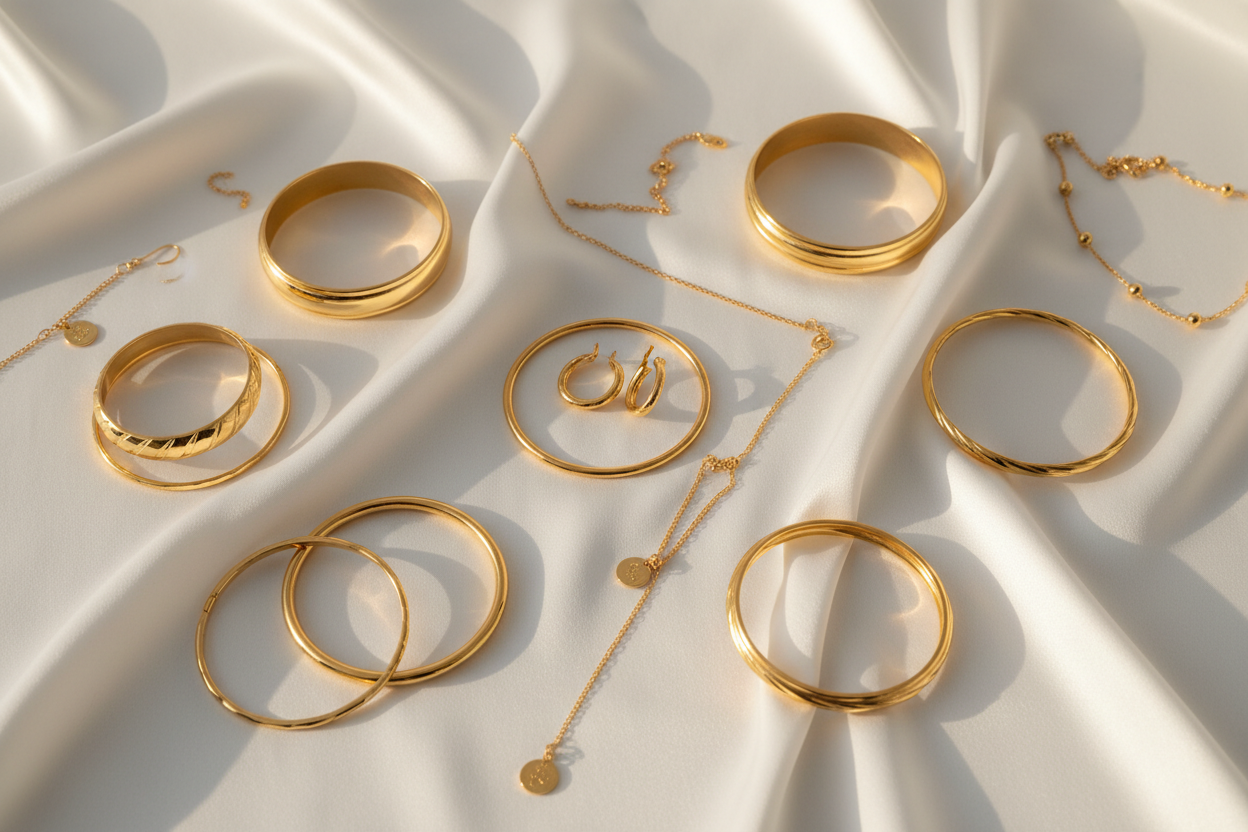 Luxury Gold Bangles Banner